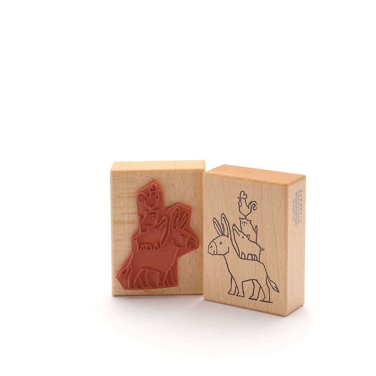 Motivstempel Titel: Bremer Stadtmusikanten Motivstempel Titel: Bremer Stadtmusikanten