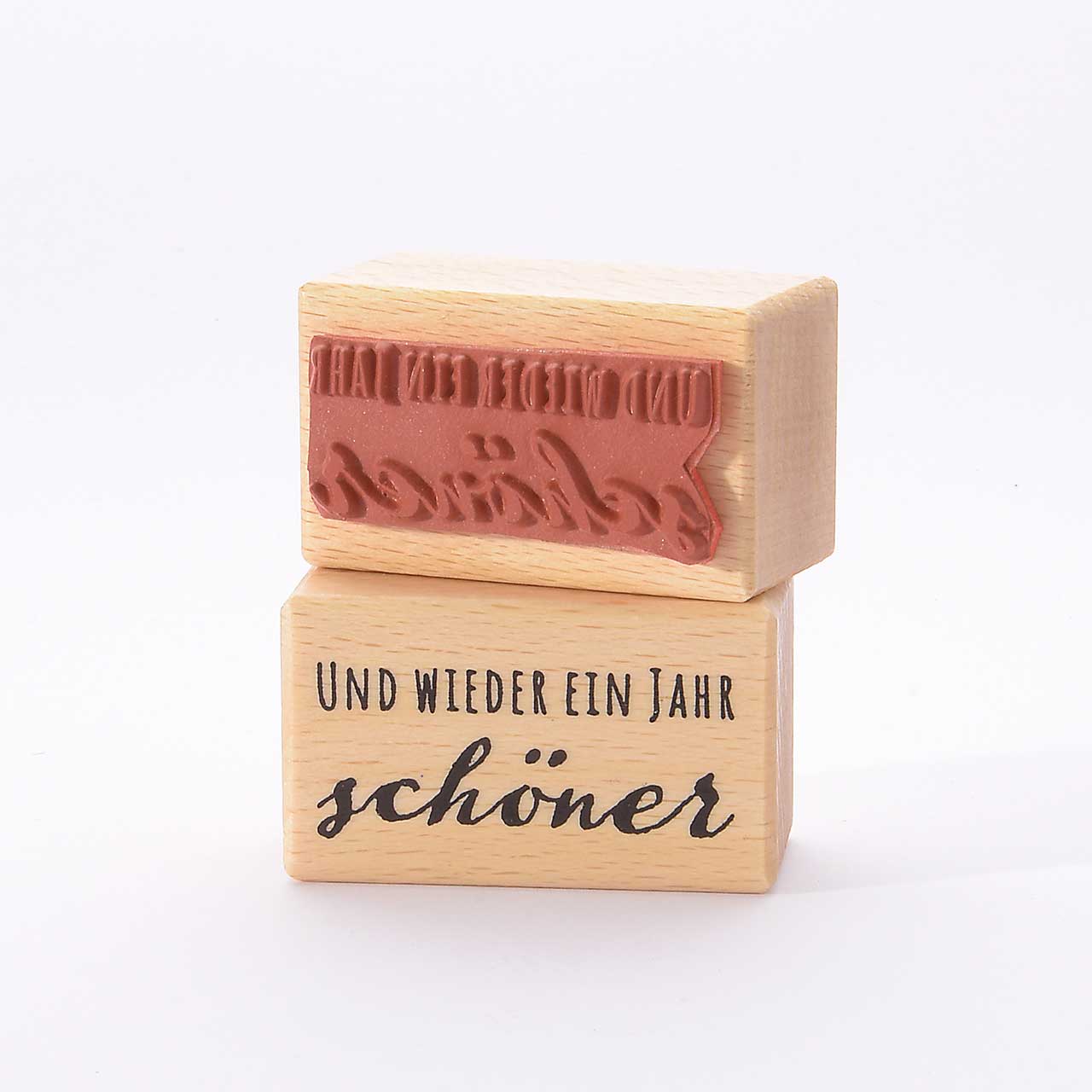 Motivstempel Titel: und wieder ein Jahr schöner Motivstempel Titel: und wieder ein Jahr schöner