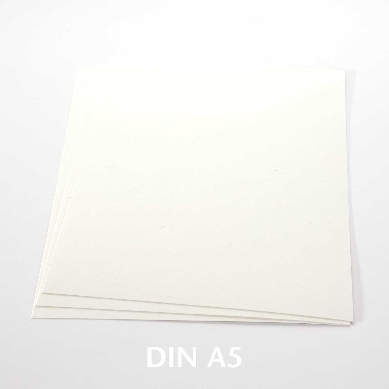 Amadeo Karten schön Weiß DIN A5