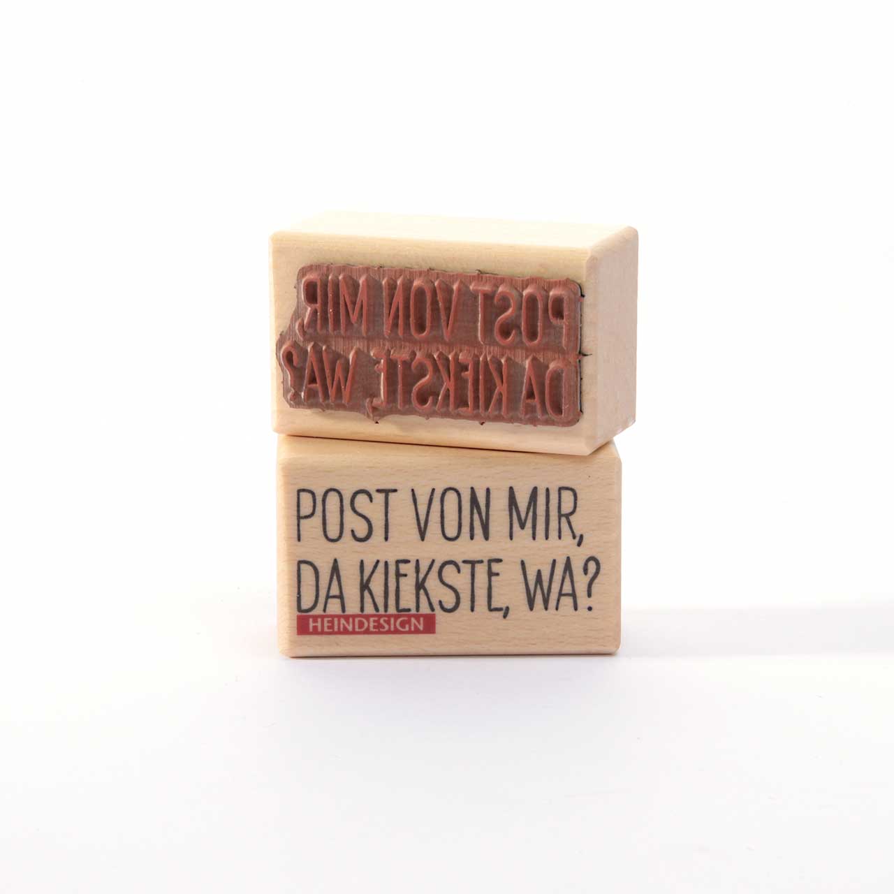 Motivstempel Titel: Post von mir, da kiekste, wa?