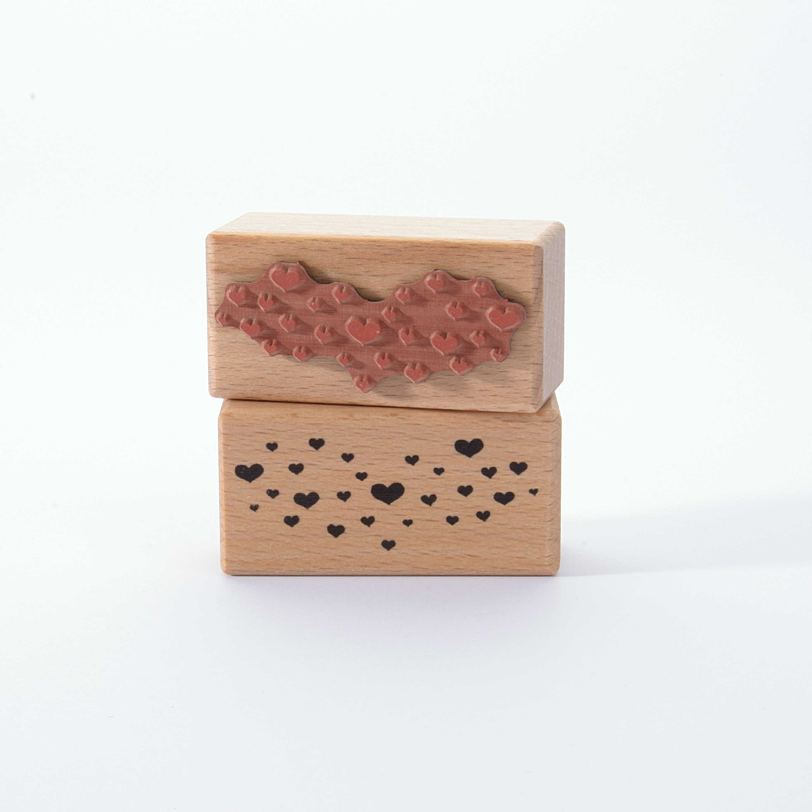 Motivstempel Titel: Herzen am Himmel