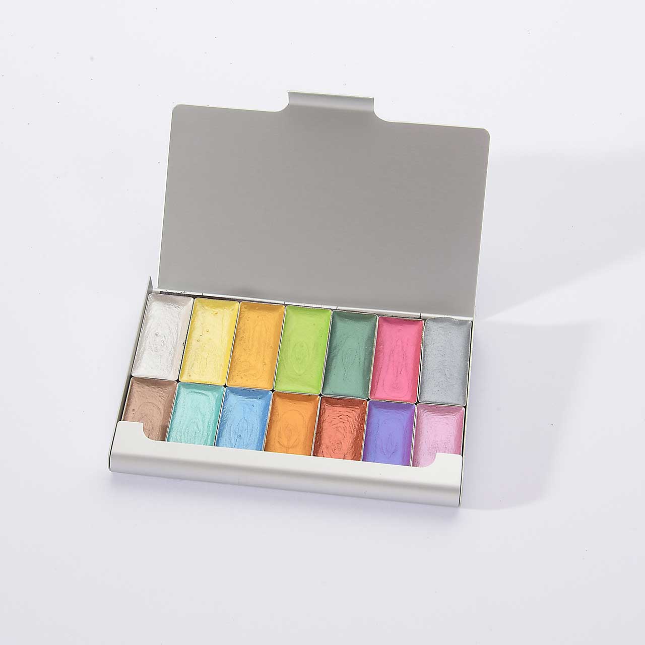Mini- Aquarellkasten · 14 Metallicfarben Mini- Aquarellkasten · 14 Metallicfarben