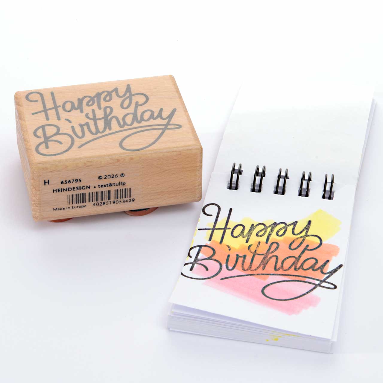 Motivstempel Titel: Happy Birthday