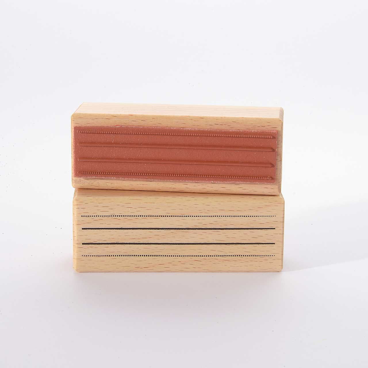 Motivstempel Titel: Linien zum Schreiben Motivstempel Titel: Linien zum Schreiben