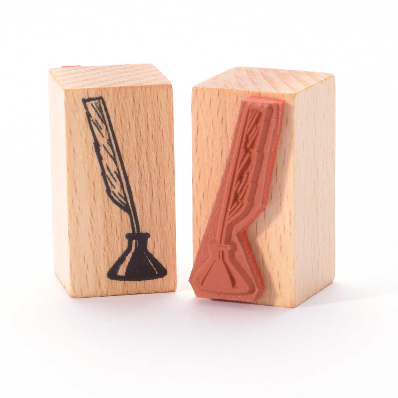 Motivstempel Titel: Tintenfass mit Feder Motivstempel Titel: Tintenfass mit Feder