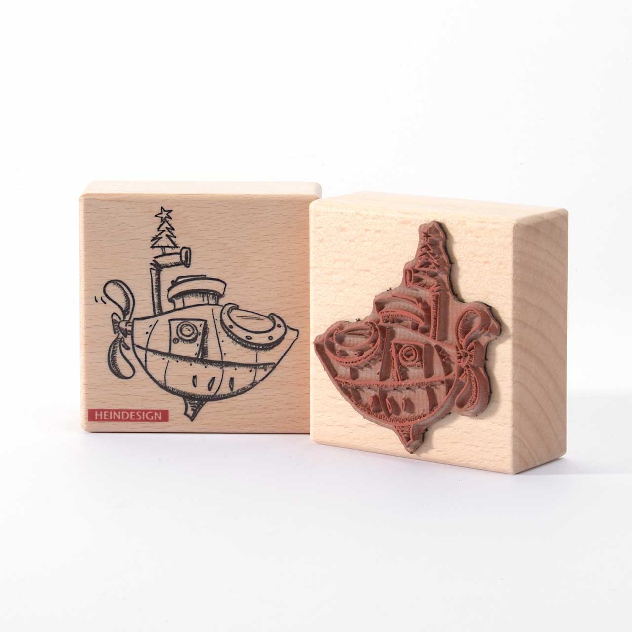 Motivstempel Titel: Weihnachts-U-Boot