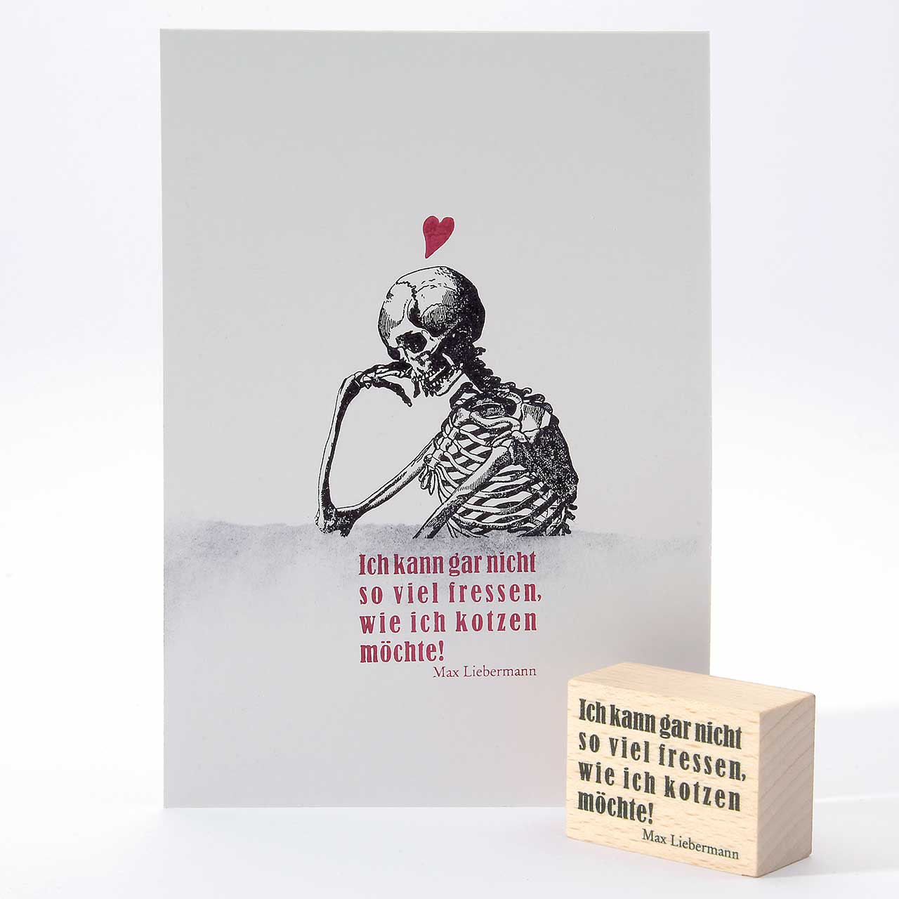 Motivstempel Titel: Ich kann nicht so viel fressen, wie ich kotzen möchte! Motivstempel Titel: Ich kann nicht so viel fressen, wie ich kotzen möchte!