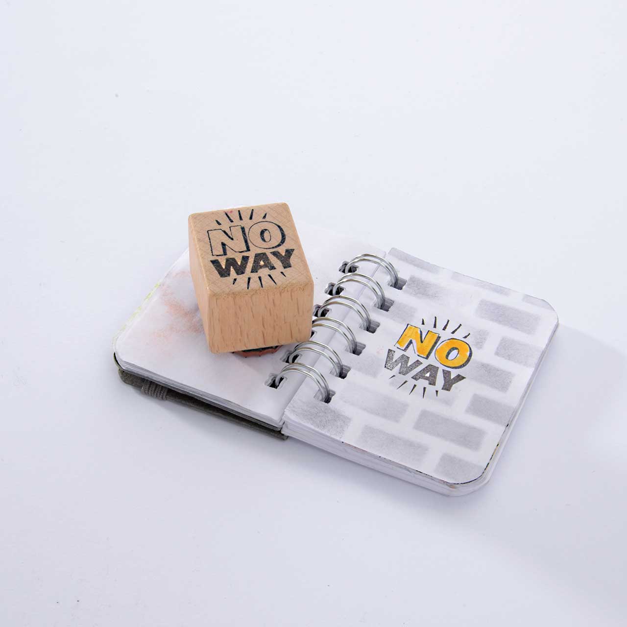 Motivstempel Titel: No Way