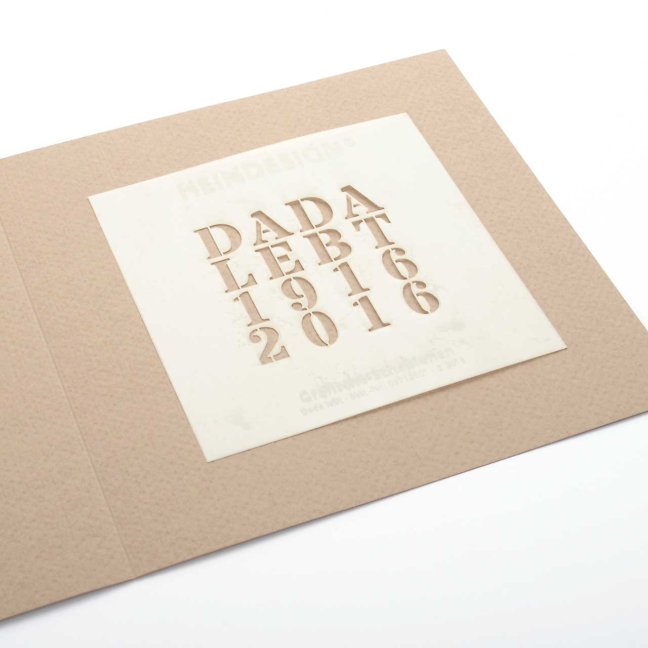 Grafische Schablonen - Dada lebt