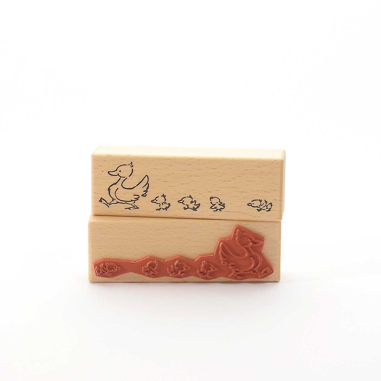 Motivstempel Titel: Entenfamilie Motivstempel Titel: Entenfamilie