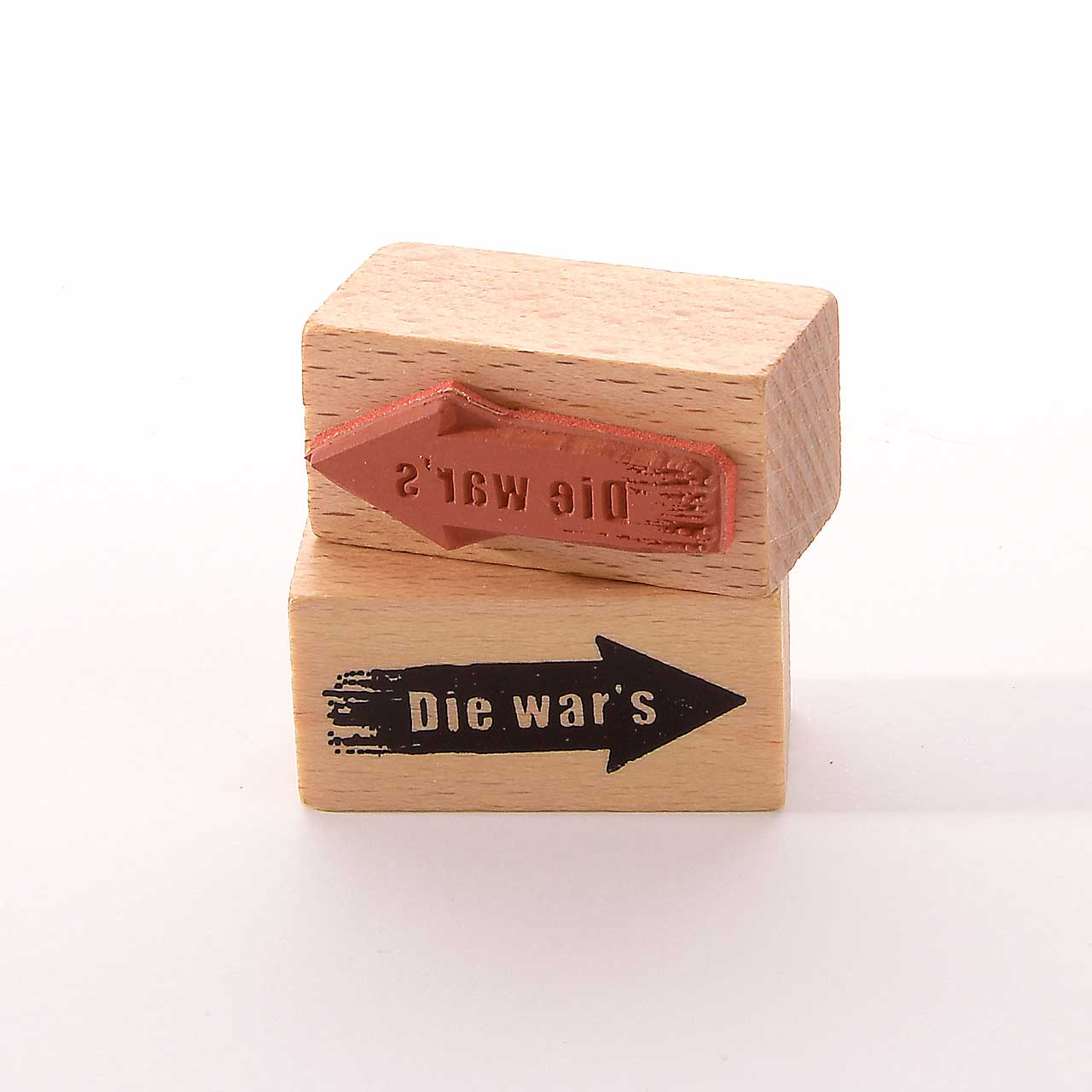 Motivstempel Titel: Die war’s