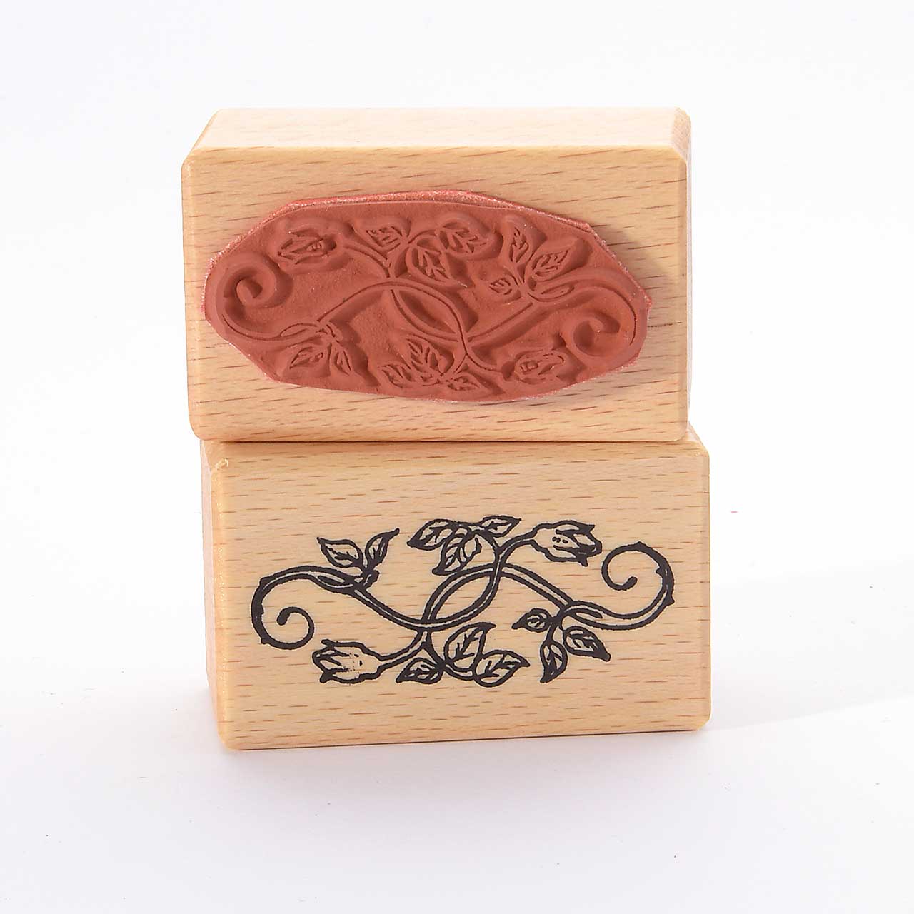 Motivstempel Titel: Rosenschnörkel