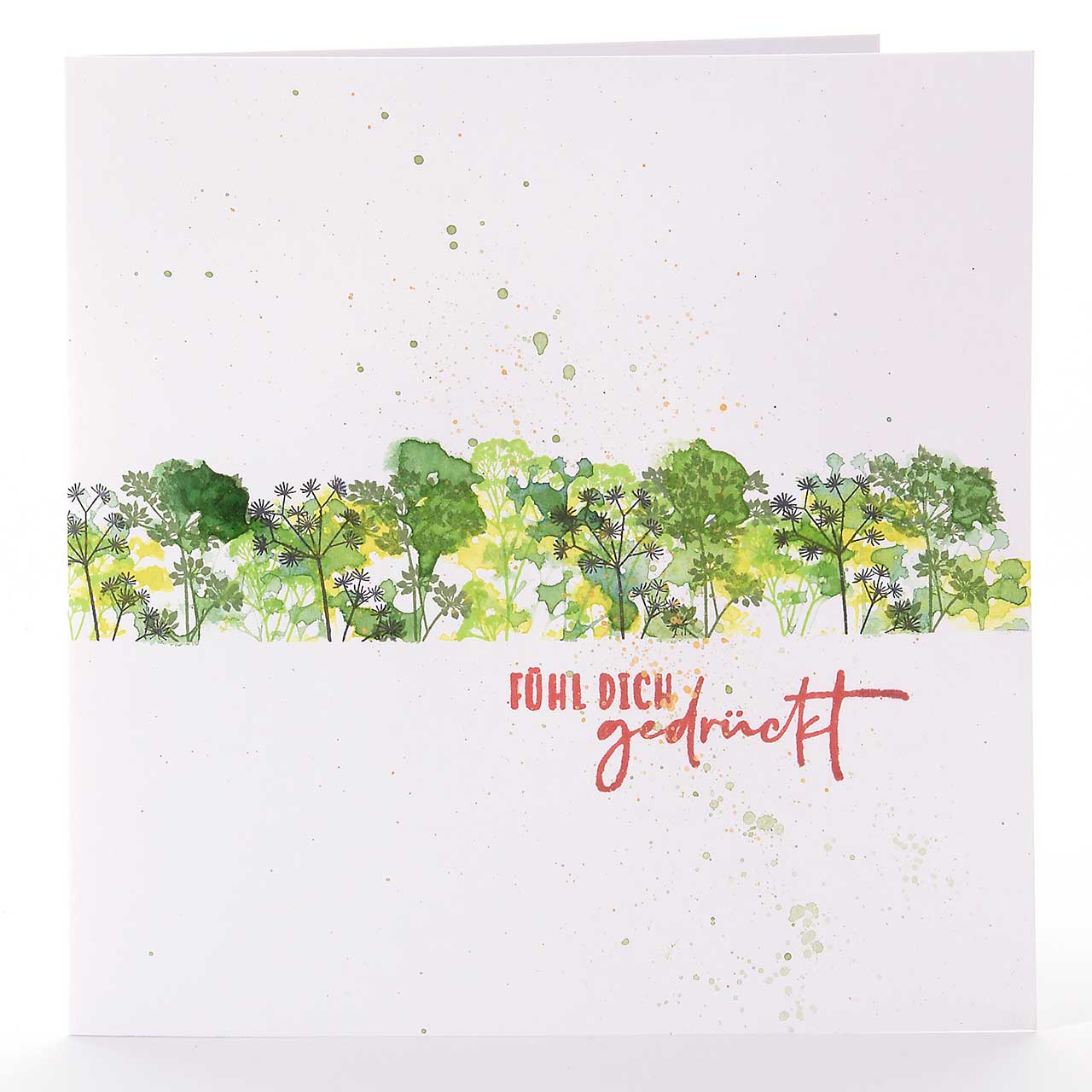 Gräser mit Aquarell