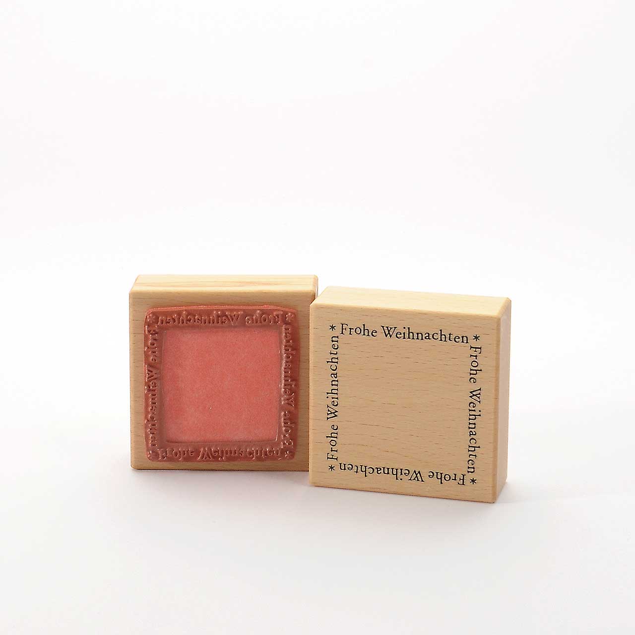 Motivstempel Titel: Frohe Weihnachten (Rahmen)