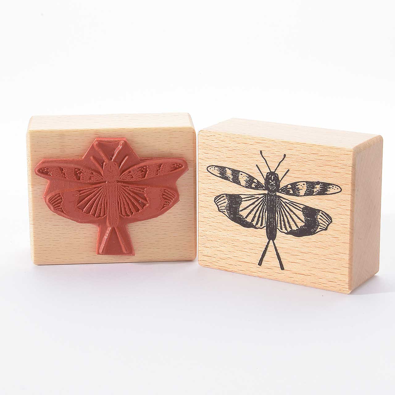 Motivstempel Titel: Blauflügelige (groß)