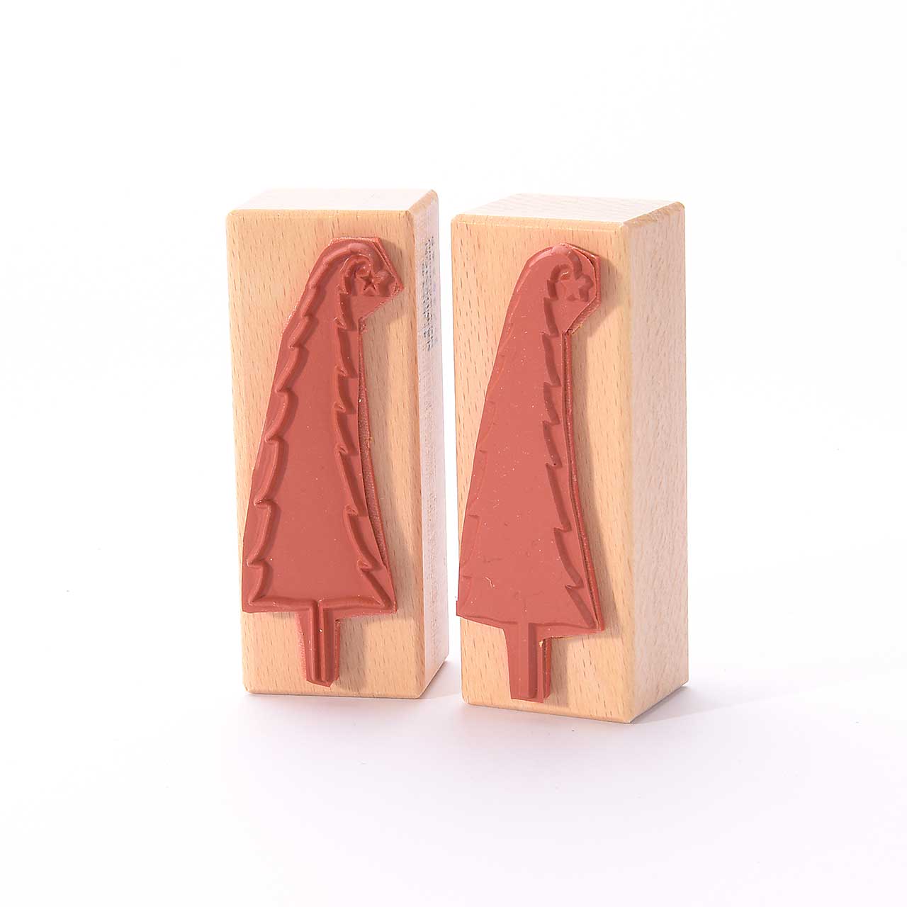 Motivstempel Titel: lange Tanne · Fläche und Kontur