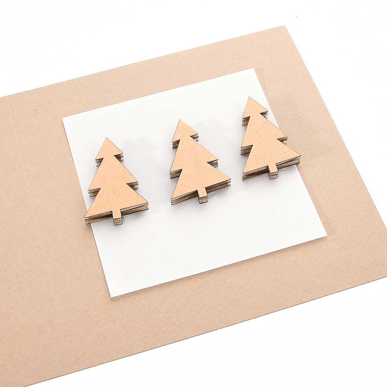 von Pappe Mini-Tannenbäume von Pappe Mini-Tannenbäume