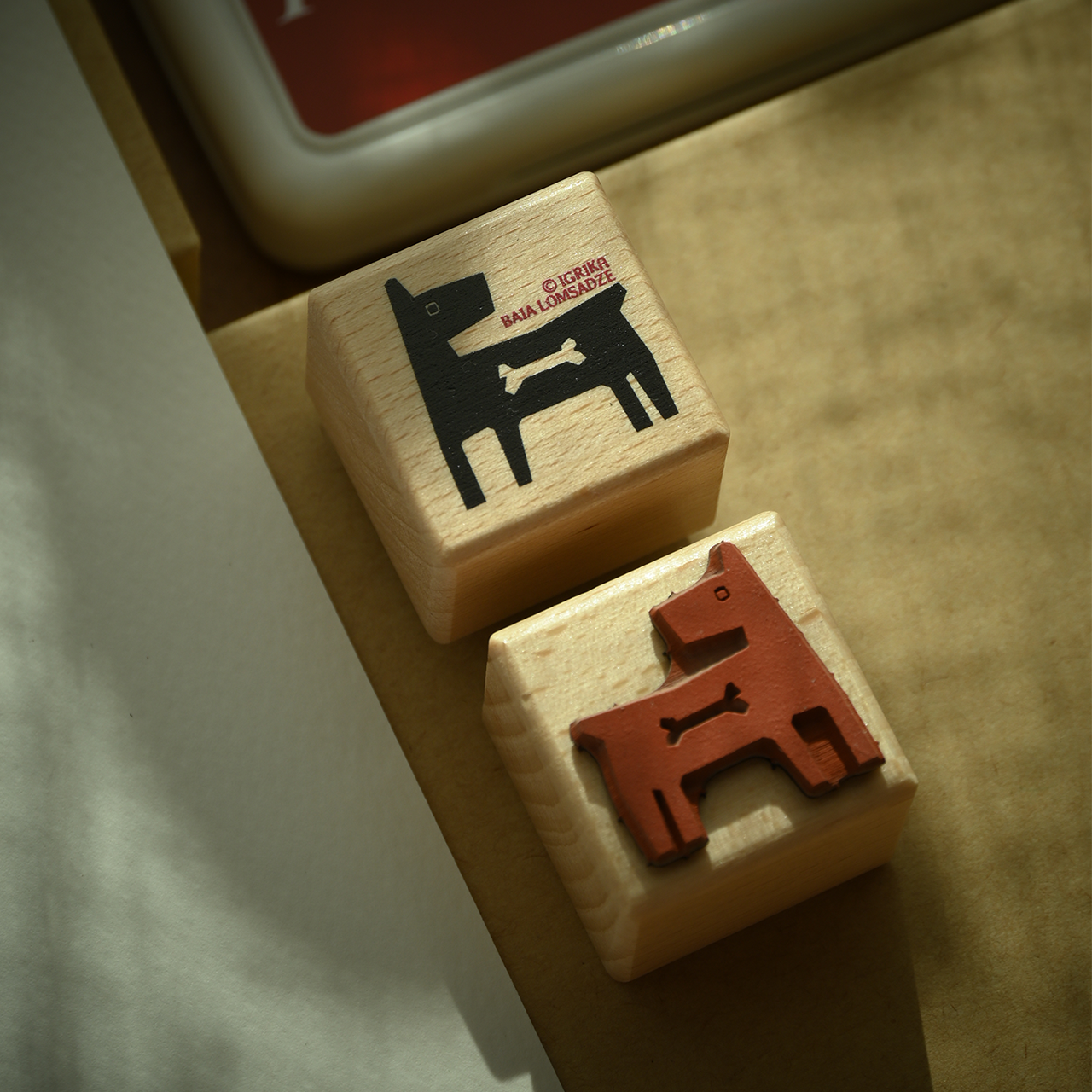 Motivstempel Titel: Igrika Folk · Der Hund