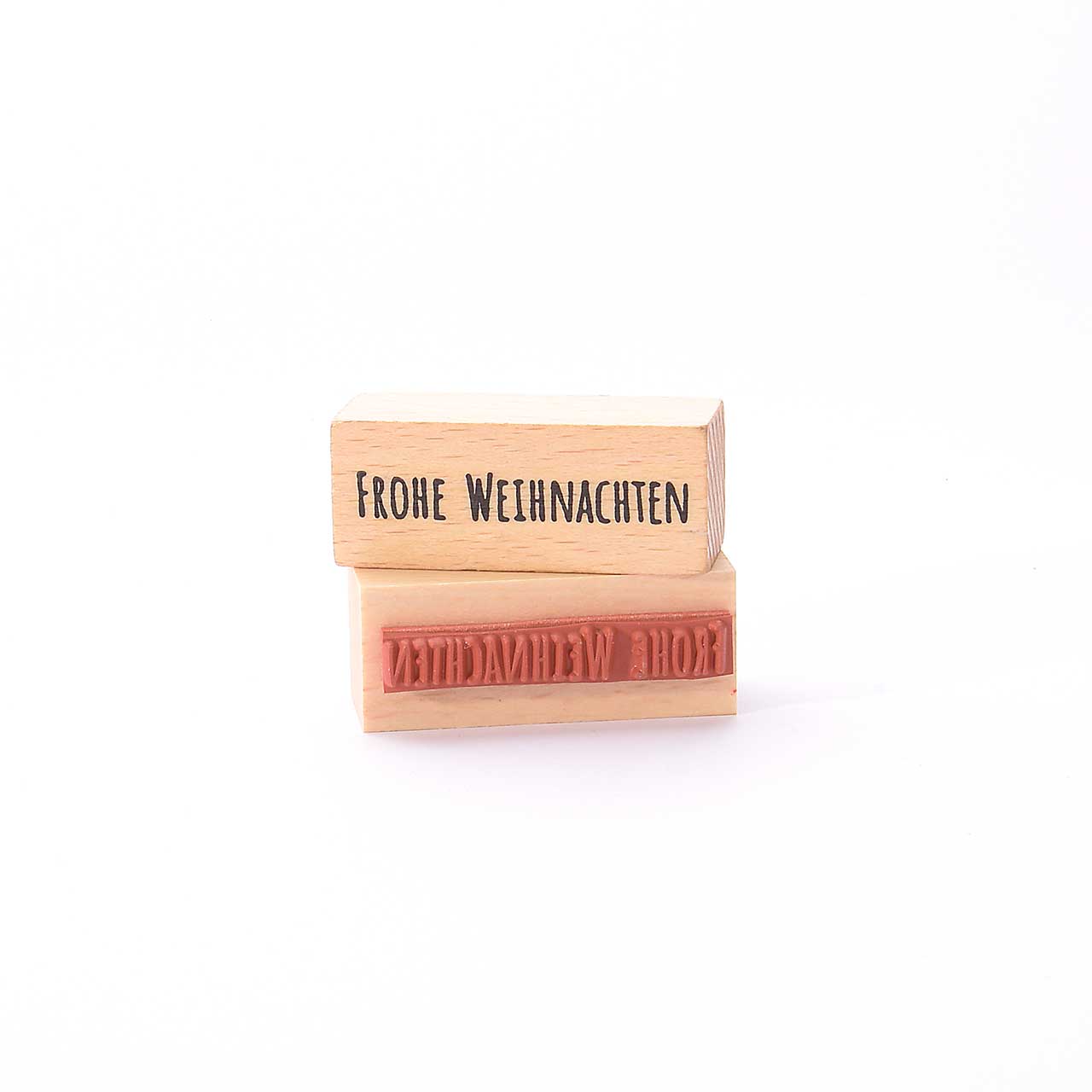 Motivstempel Titel: Frohe Weihnachten Motivstempel Titel: Frohe Weihnachten