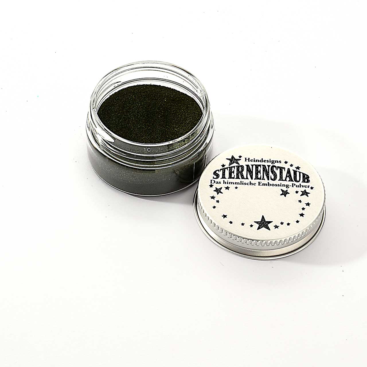 Sternenstaub dunkles Moosgrün