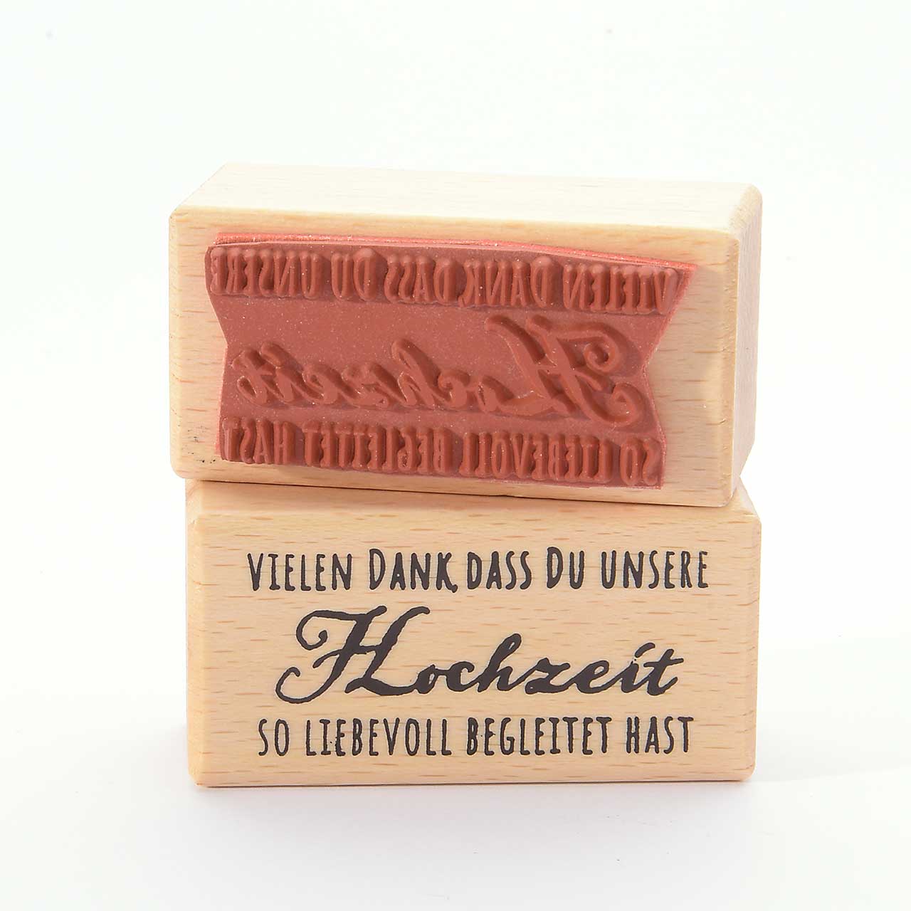 Motivstempel Titel: Vielen Dank, dass Du unsere Hochzeit so liebevoll begleitet hast Motivstempel Titel: Vielen Dank, dass Du unsere Hochzeit so liebevoll begleitet hast