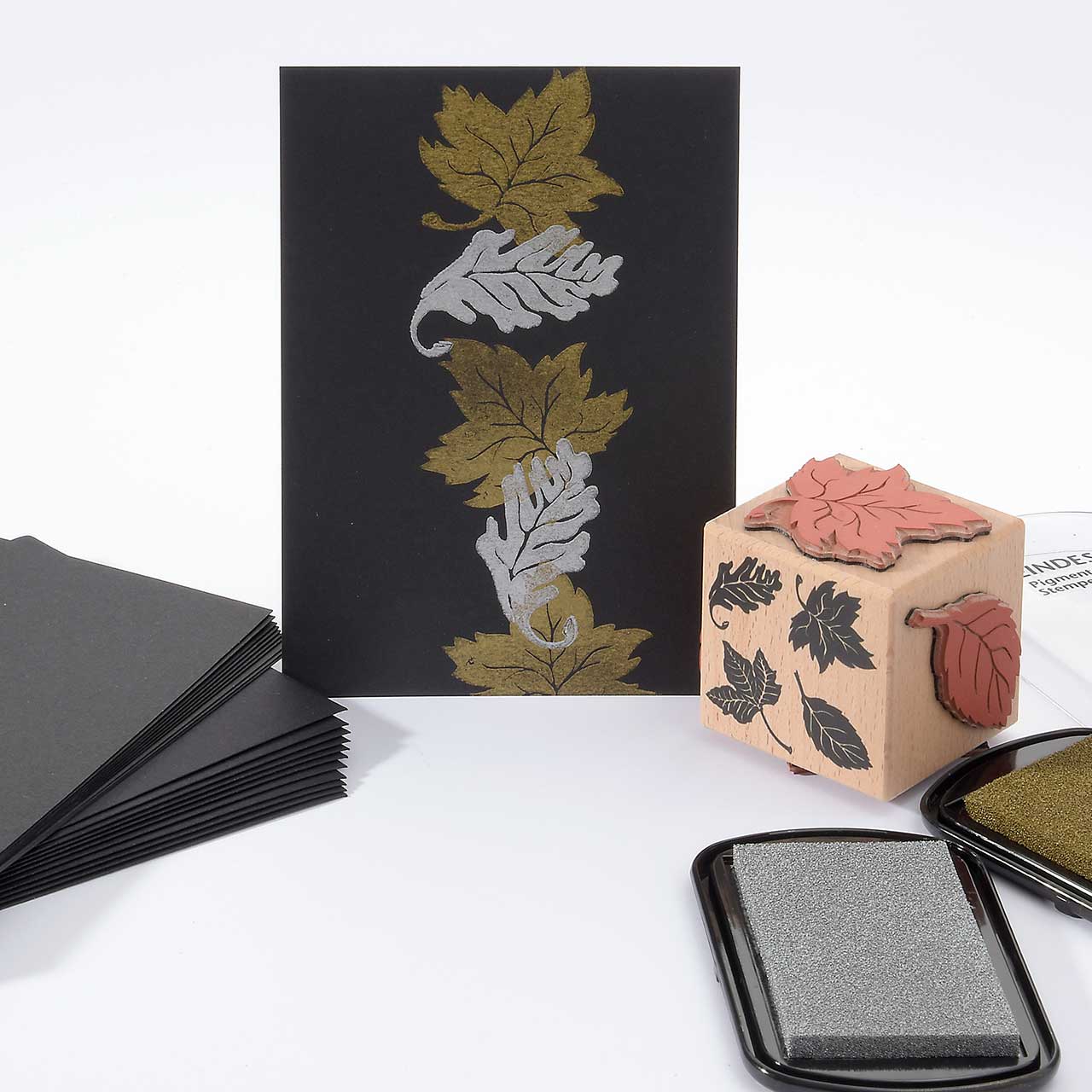 Kreativset - Goldene Blätter