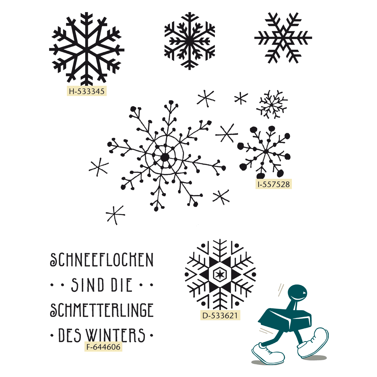 Gummitüte: Schneeflöckchen I Gummitüte: Schneeflöckchen I