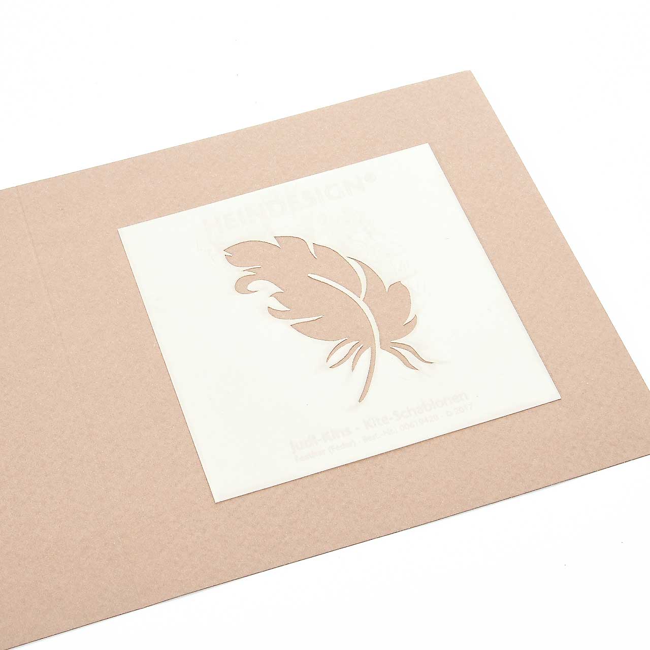 Mini-Kite-Schablonen - Feder (47 x 65 mm) Mini-Kite-Schablonen - Feder (47 x 65 mm)