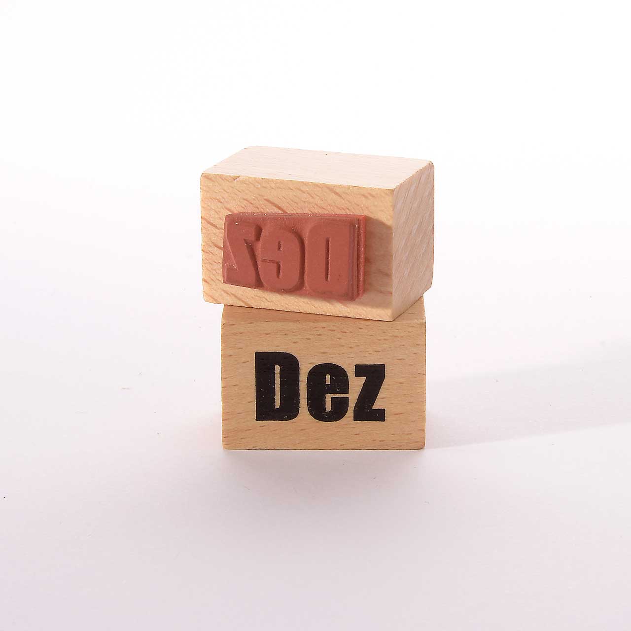 Motivstempel Titel: Monate - Dez Motivstempel Titel: Monate - Dez