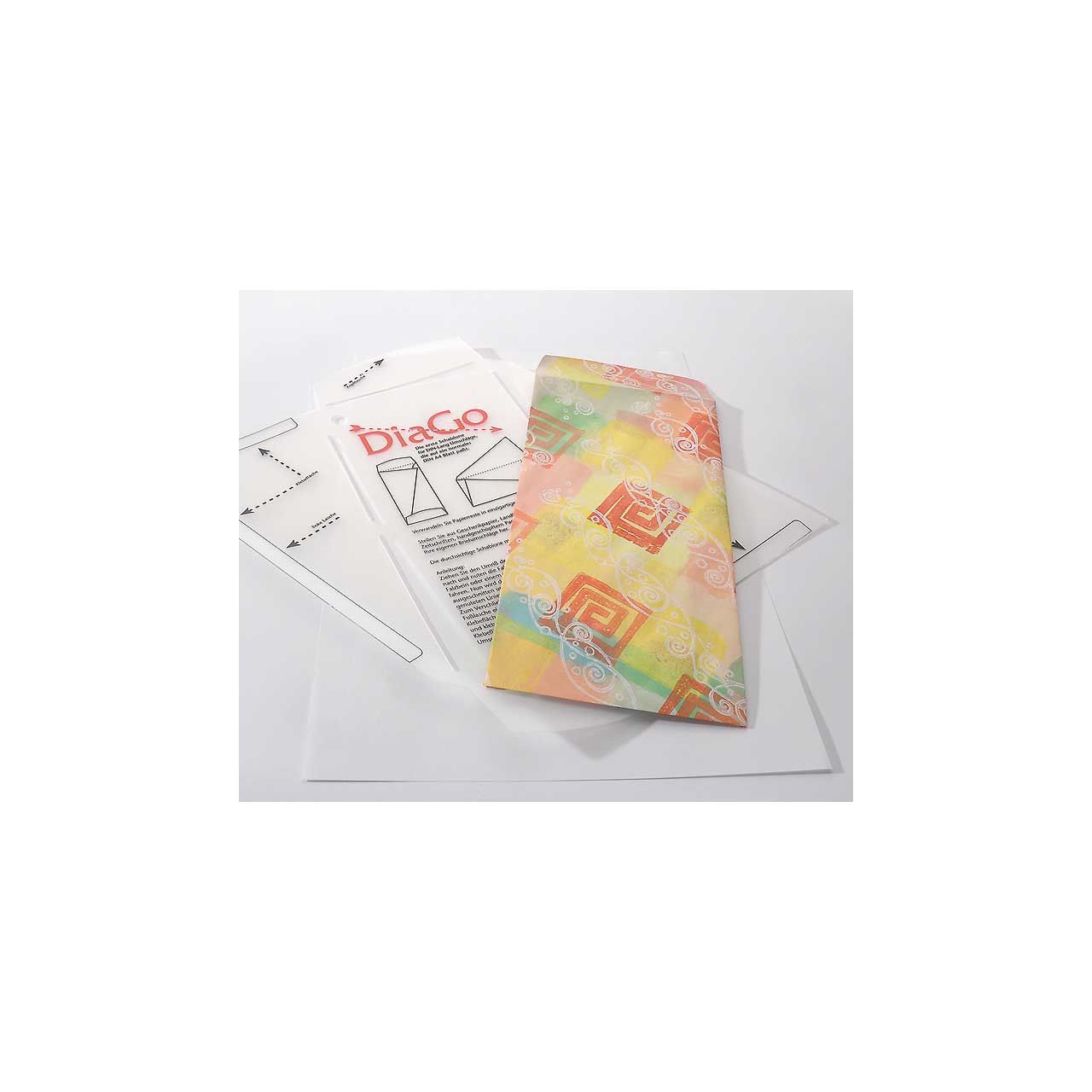 DiaGo Umschlagschablone Din Lang