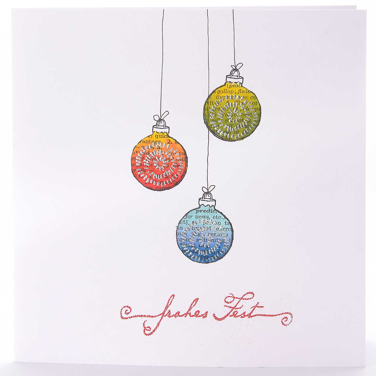 Christbaumkugel Collage