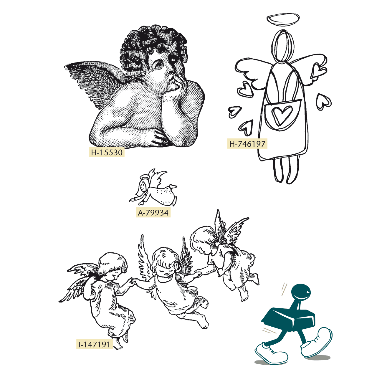 Gummitüte: Engel Gummitüte: Engel