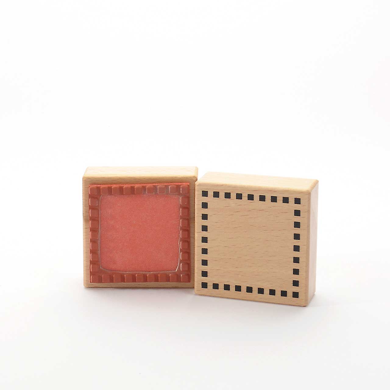 Motivstempel Titel: Kleine Quadrate Rahmen