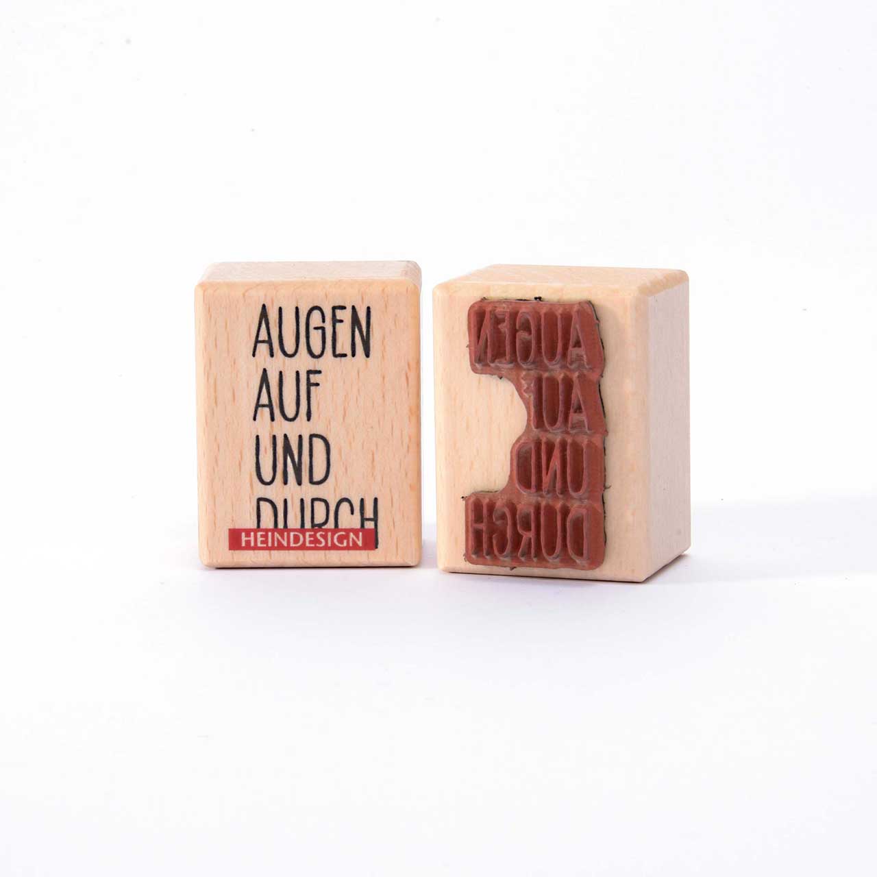 Motivstempel Titel: Augen auf und durch