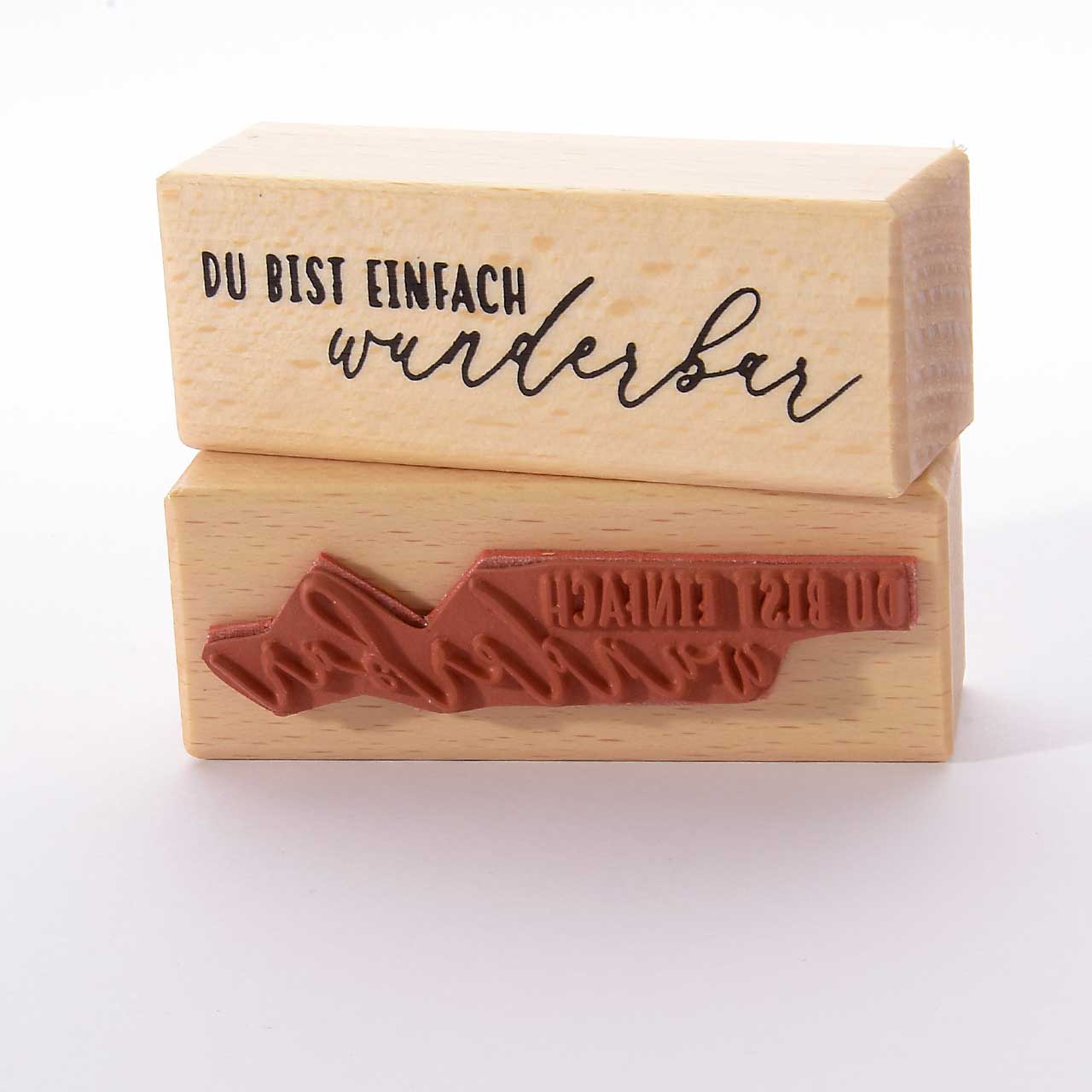 Motivstempel Titel: Du bist einfach wunderbar Motivstempel Titel: Du bist einfach wunderbar