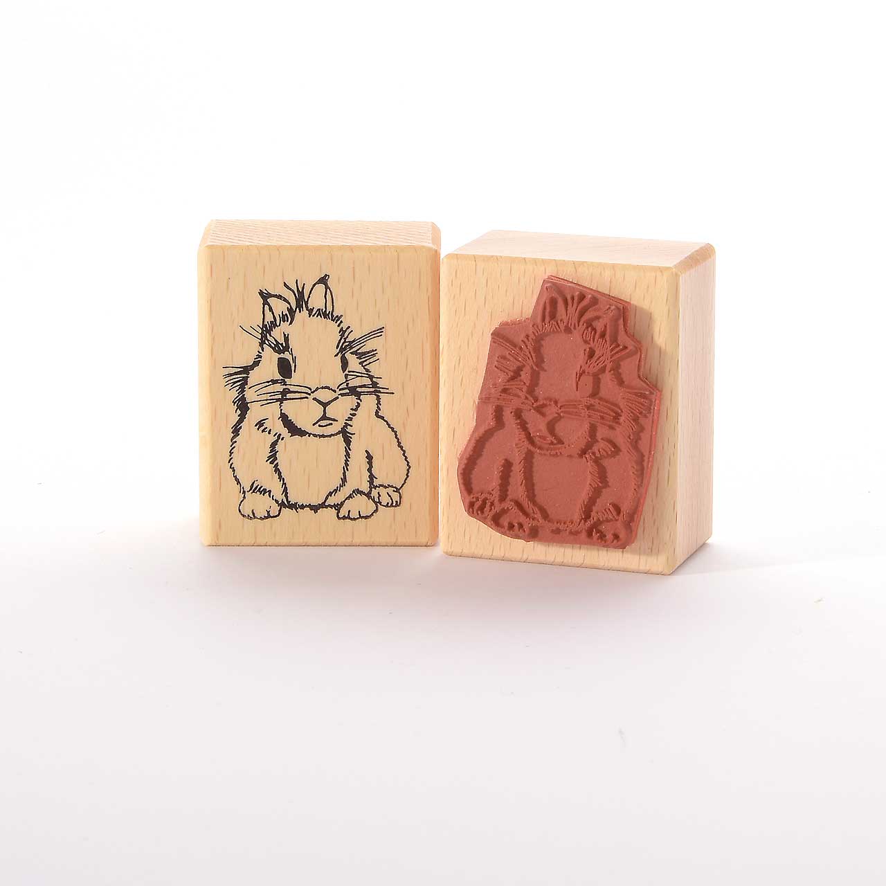 Motivstempel Titel: Silvias Zwergkaninchen Motivstempel Titel: Silvias Zwergkaninchen