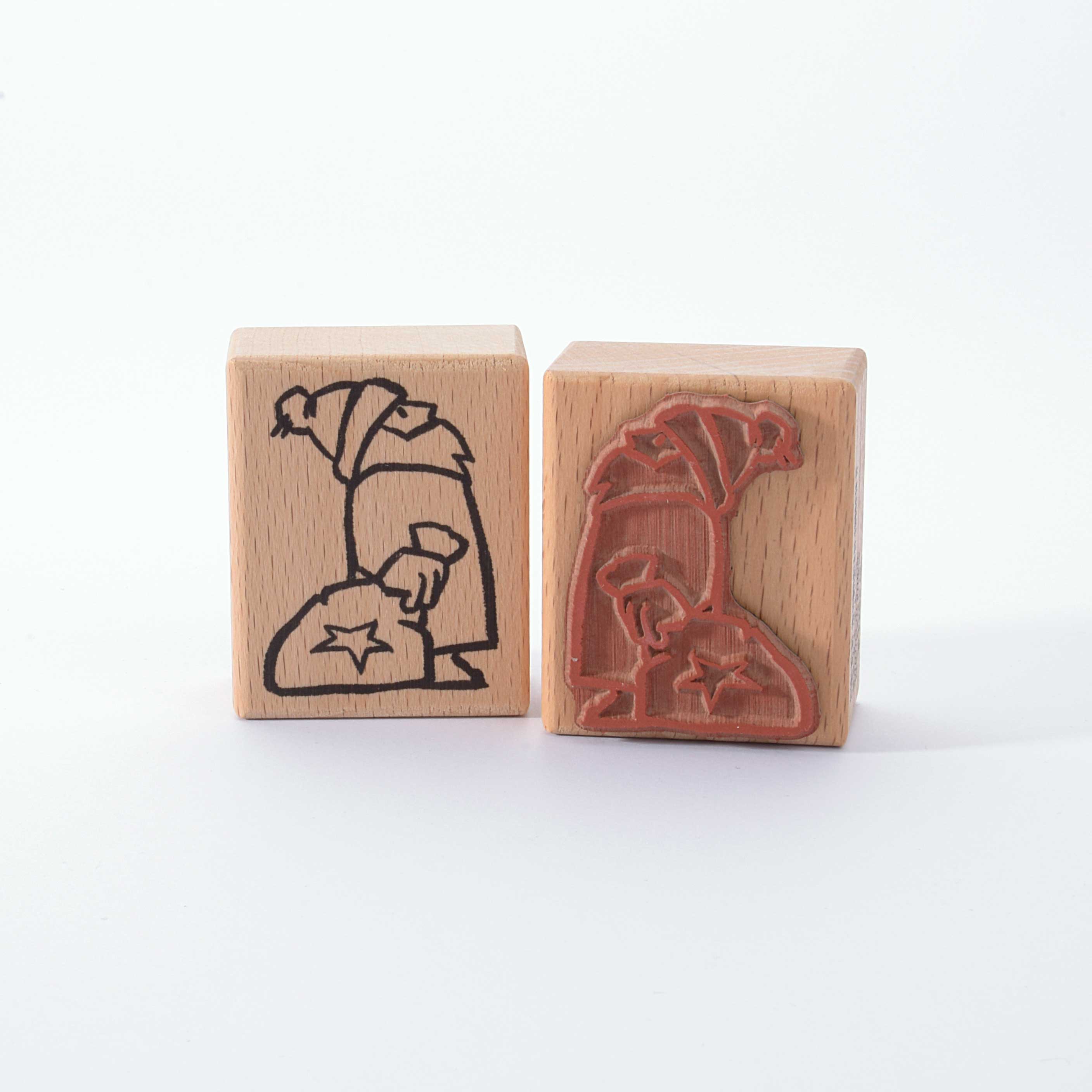 Motivstempel Titel: Nikolaus mit Träumen Motivstempel Titel: Nikolaus mit Träumen