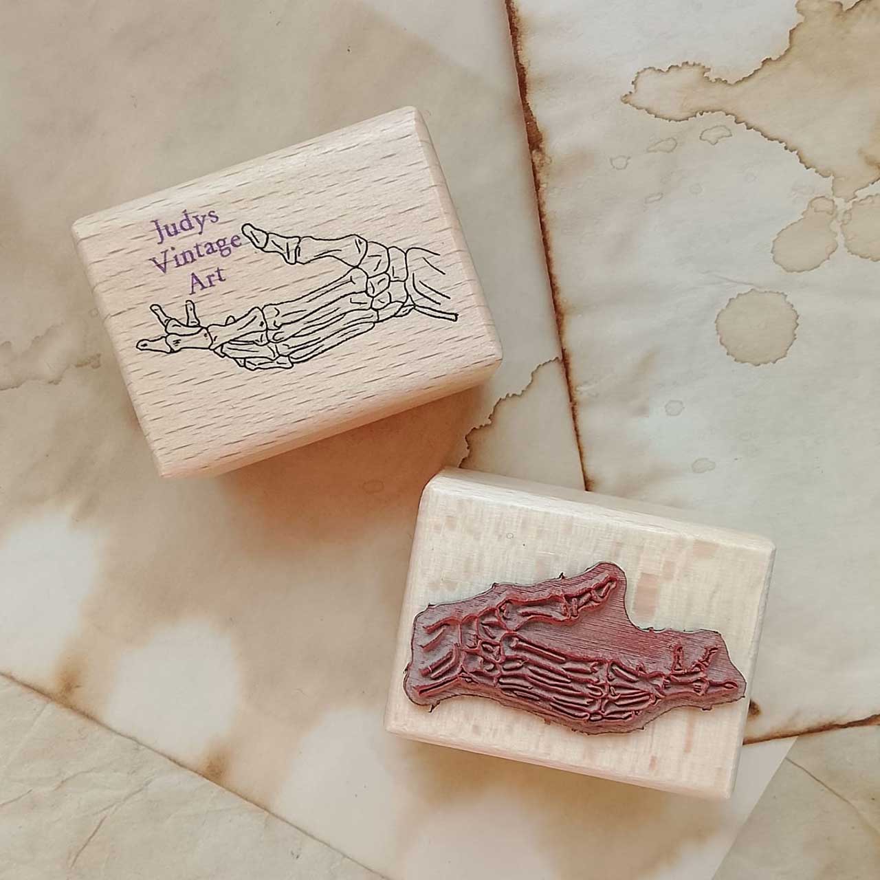 Motivstempel Titel: Judys Vintage Art · Left Hand