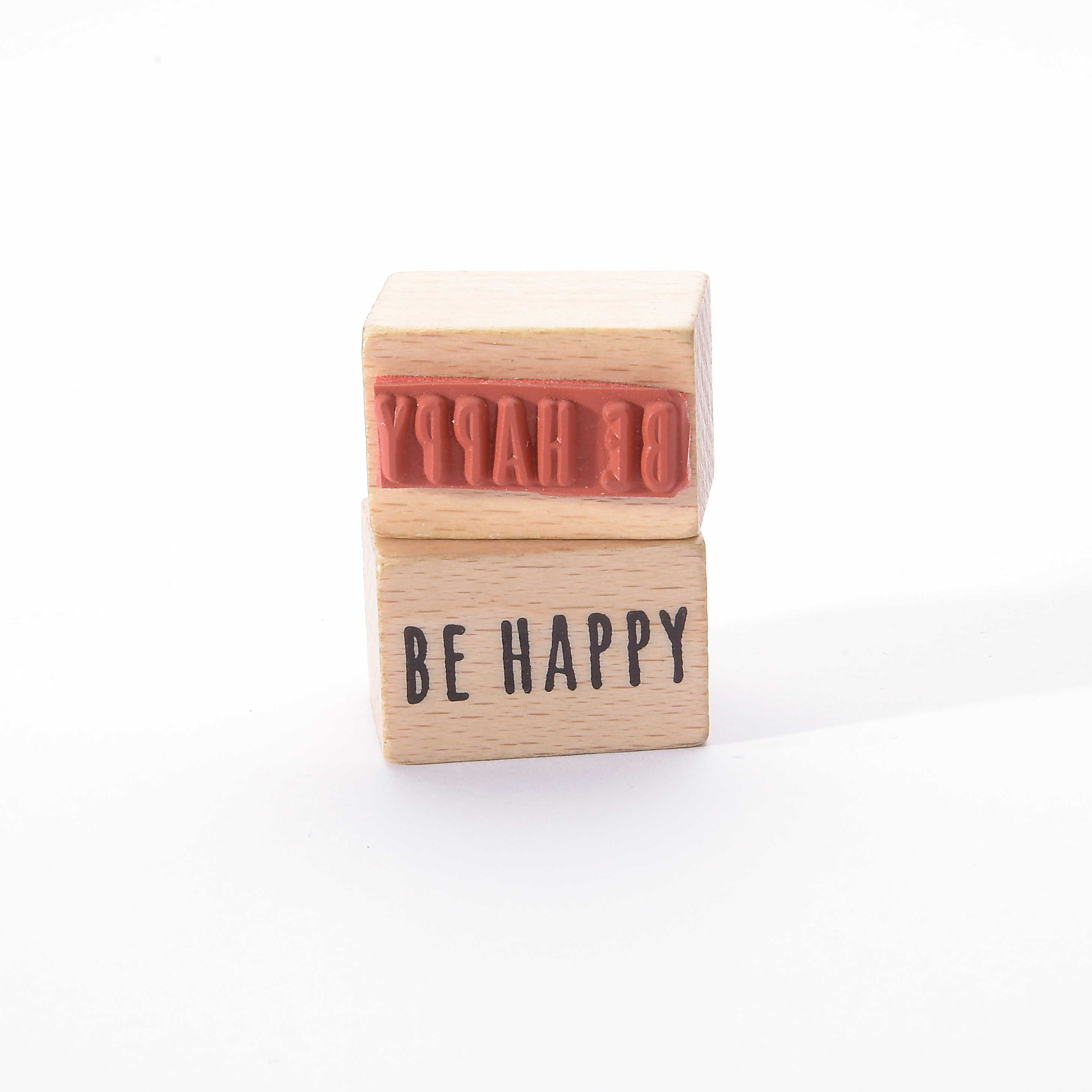 Motivstempel Titel: Be Happy Motivstempel Titel: Be Happy