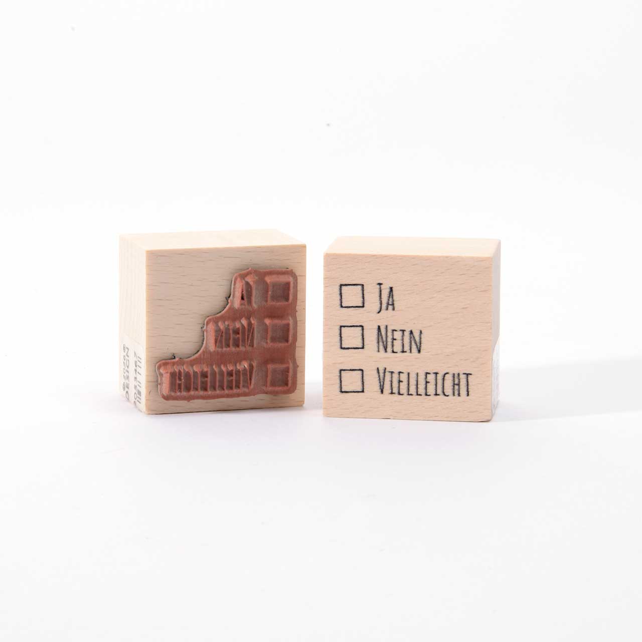 Motivstempel Titel: Ja Nein Vielleicht