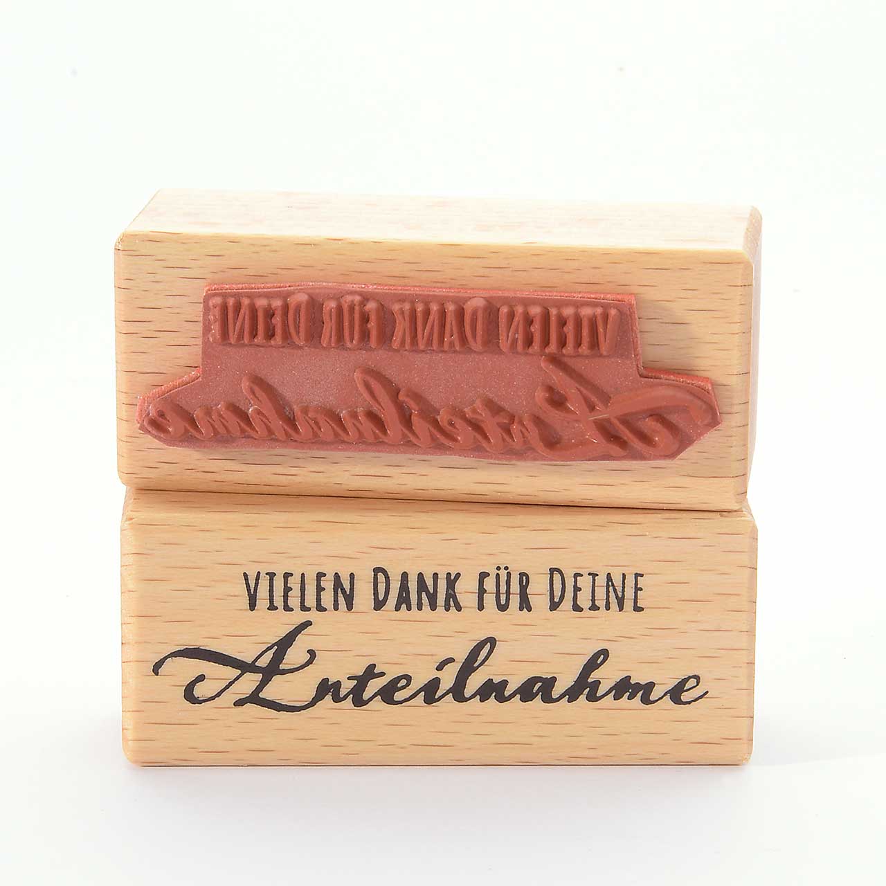 Motivstempel Titel: Vielen Dank für Deine Anteilnahme Motivstempel Titel: Vielen Dank für Deine Anteilnahme