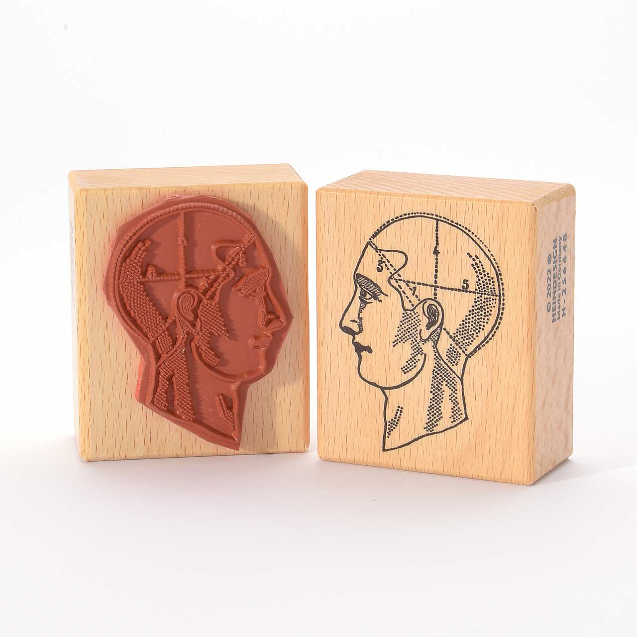 Motivstempel Titel: Kopf zum Maßnehmen Motivstempel Titel: Kopf zum Maßnehmen