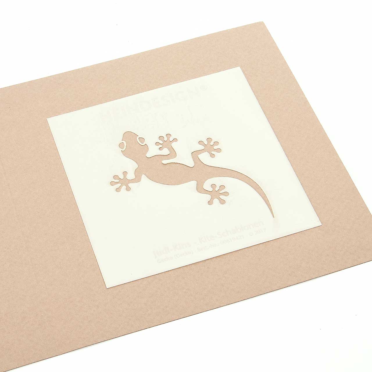 Mini-Kite-Schablonen - Gecko Mini-Kite-Schablonen - Gecko