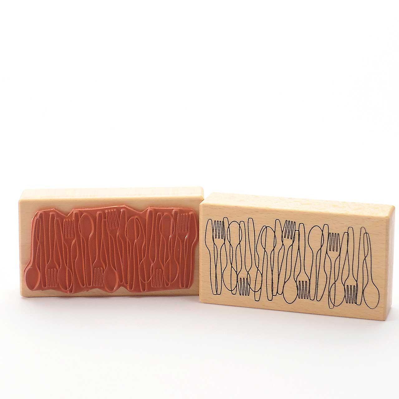 Motivstempel Titel: Besteckreihe