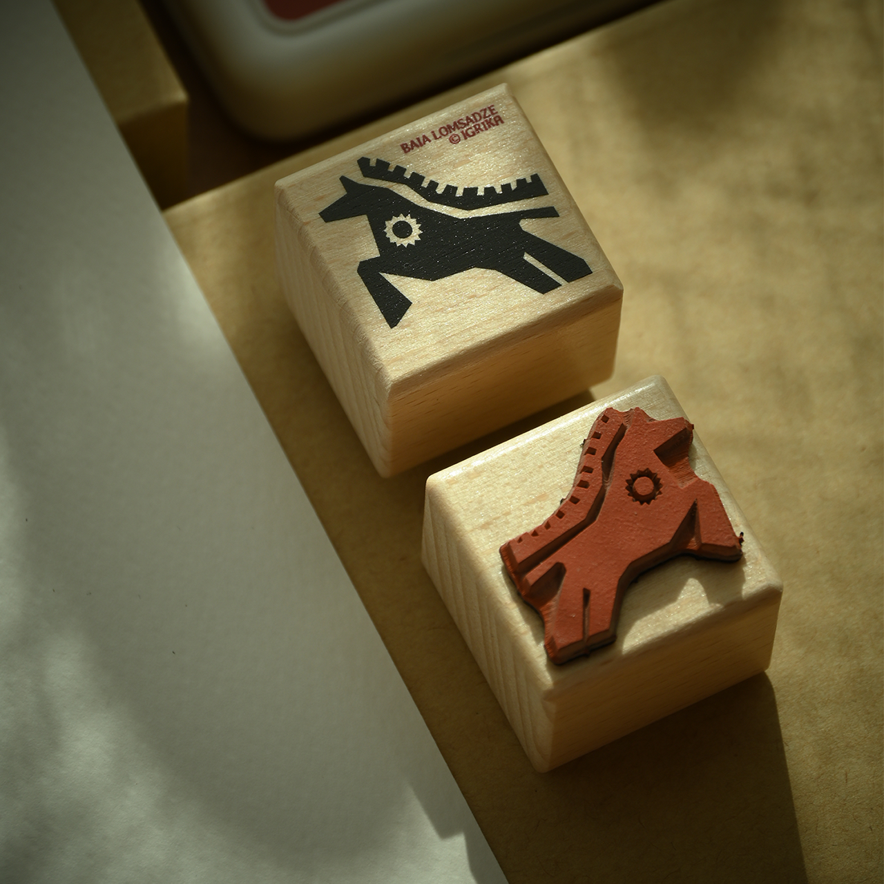 Motivstempel Titel: Igrika Folk · Das Pferd