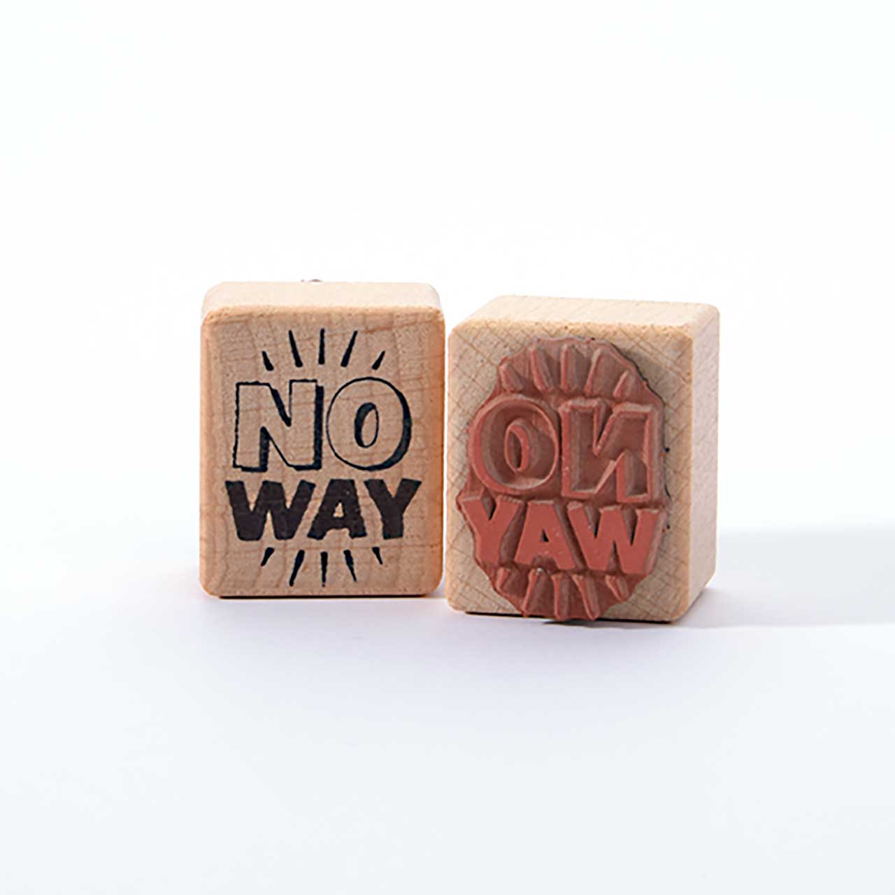 Motivstempel Titel: No Way