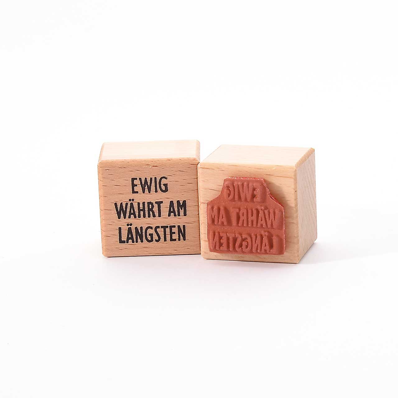 Motivstempel Titel: Ewig währt am Längsten (Kurt Schwitters)