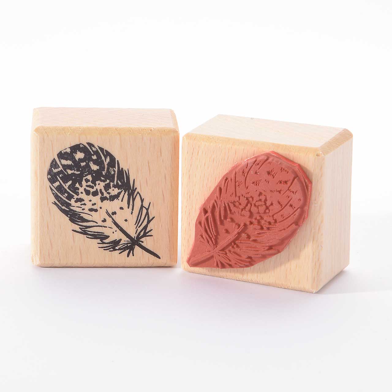 Motivstempel Titel: Feder II