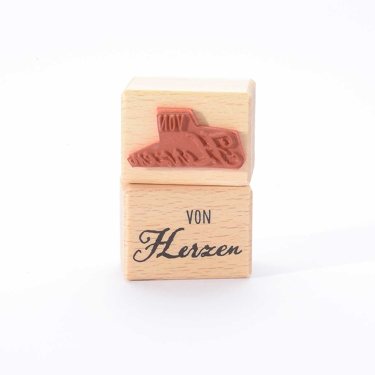 Motivstempel Titel: von Herzen Motivstempel Titel: von Herzen