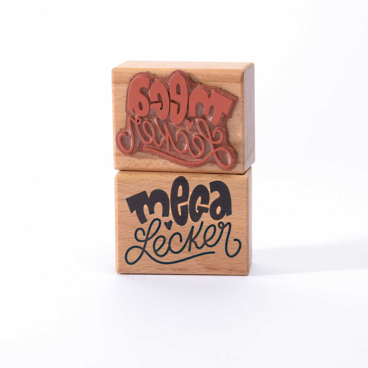 Motivstempel Titel: Mega lecker